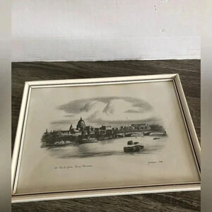 Vtg Sketch St.Paul’s Cathedral